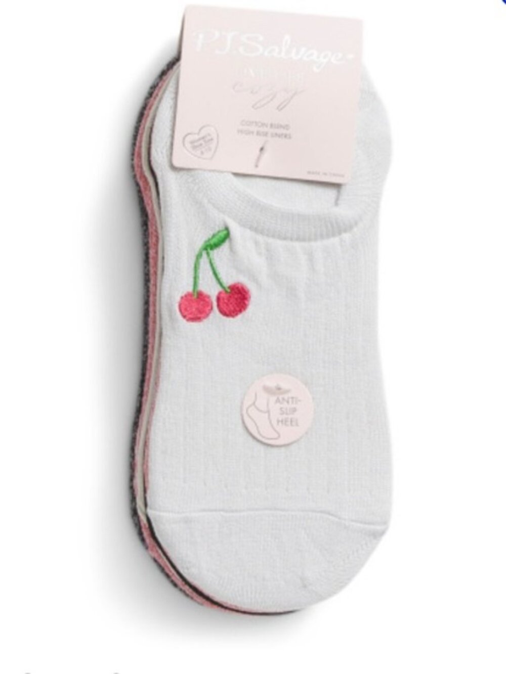 NWT - P.J. Salvage Live Life Cozy 6 pk Ribbed High Rise Liner Socks